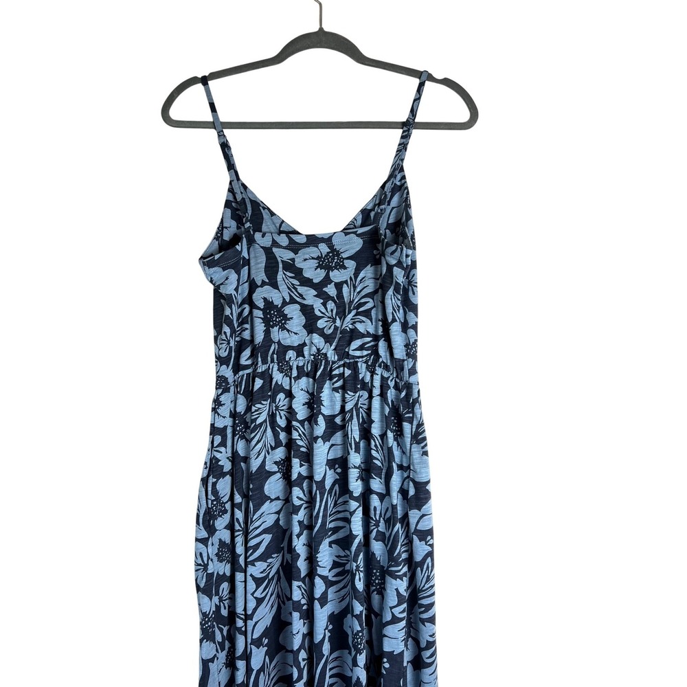MARKET‎ & SPRUCE Mira Tropical Hibiscus Spaghetti Strap Maxi Dress Size Small - Picture 8 of 13